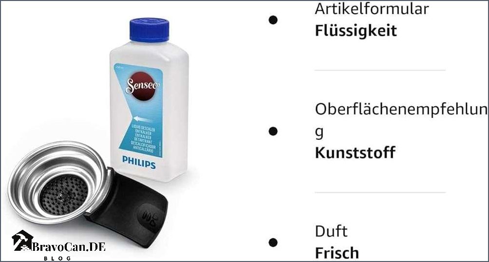Philips Senseo Entkalker Einfache und effektive Reinigung Ihrer Kaffeemaschine