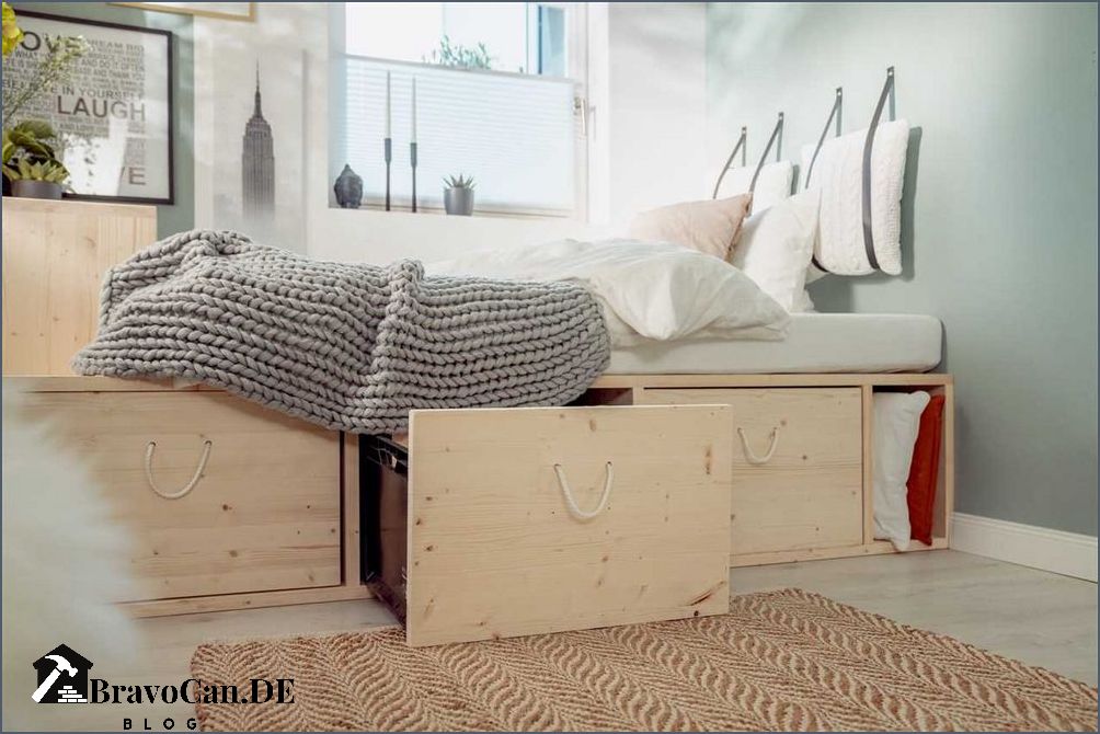 Podestbett mit Stauraum - Bauanleitung für ein praktisches Bett