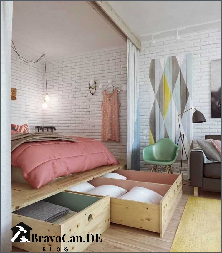 Podestbett mit Stauraum - Bauanleitung für ein praktisches Bett