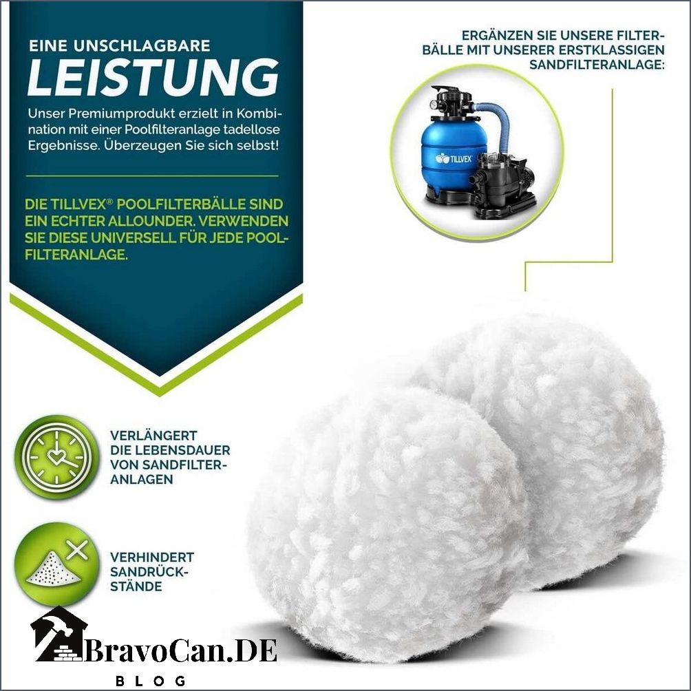 Pool Filter Bälle Effektive Reinigung und verbesserte Wasserqualität