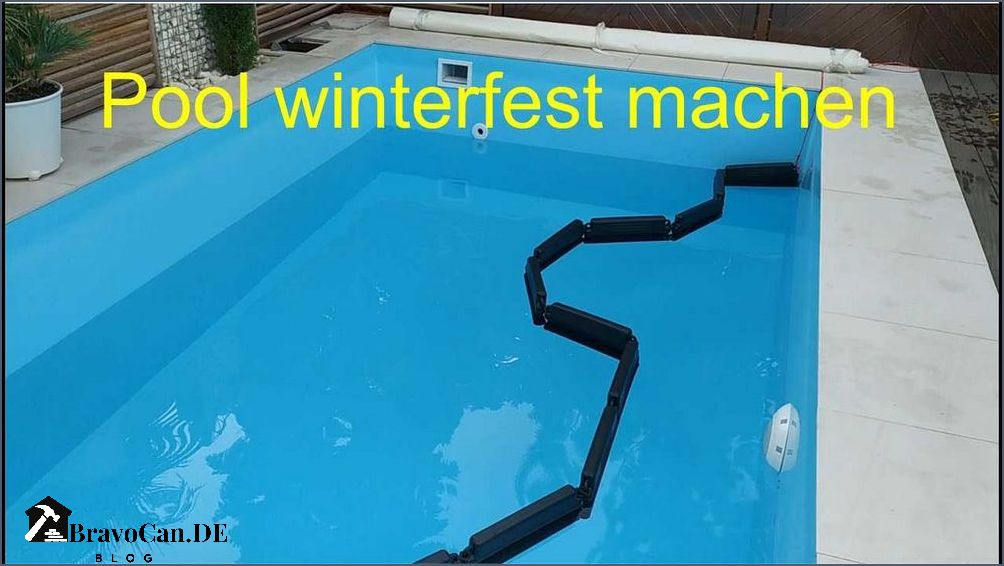 Pool Winterfest machen mit Styropor - Tipps und Tricks