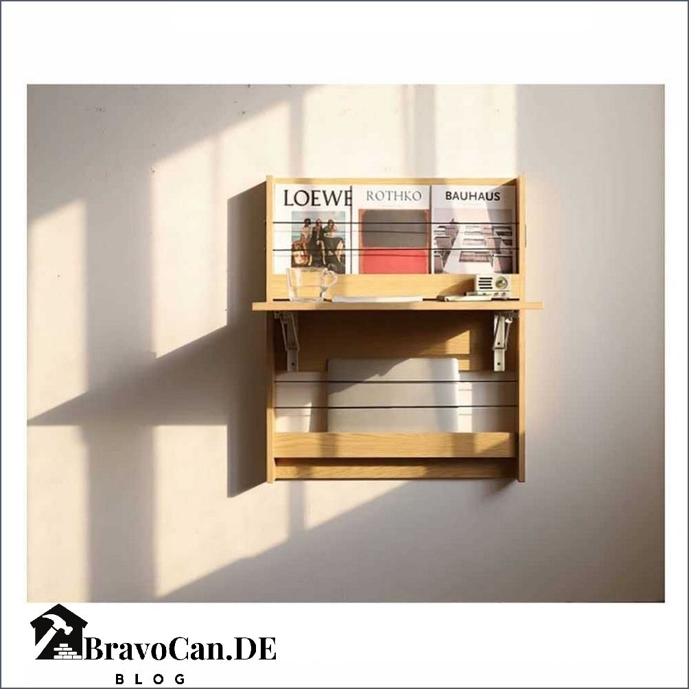 Regal mit Klapptisch - Platzsparende Lösung für Ihr Zuhause Regal mit Klapptisch - Platzsparende Lösung für Ihr Zuhause