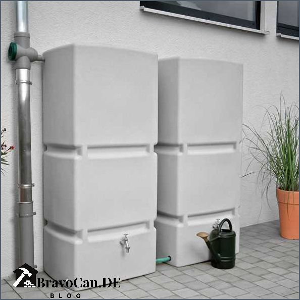 Regentonne eckig 300 Liter - die perfekte Lösung für die Regenwassernutzung