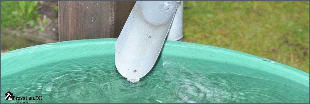 Regenwasser sammeln DIY Tipps und Anleitungen für die eigene Regenwassernutzung