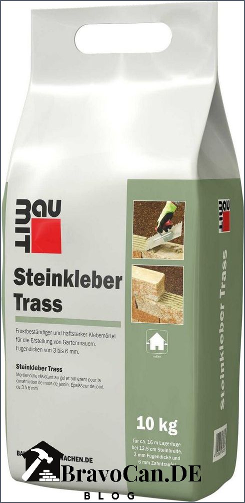 Betonsteine im Außenbereich kleben - Tipps und Anleitung