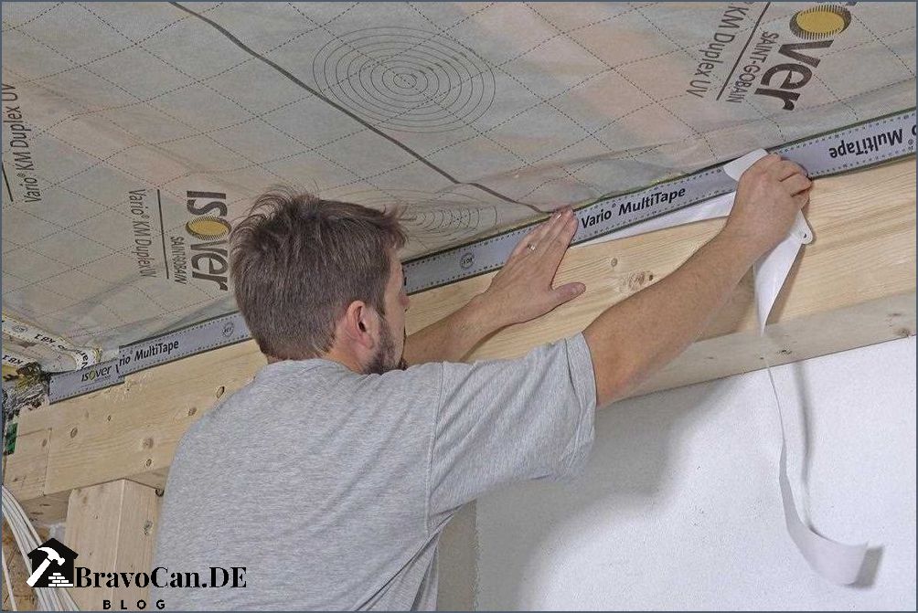 Dampfsperre anbringen Eine Anleitung für die Decke Dampfsperre anbringen Eine Anleitung für die Decke