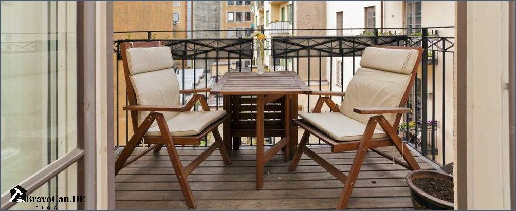 Gartenmöbel für kleine Terrassen Platzsparende Lösungen für Ihren Außenbereich