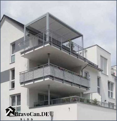 Regenschutz für den Balkon in einer Mietwohnung