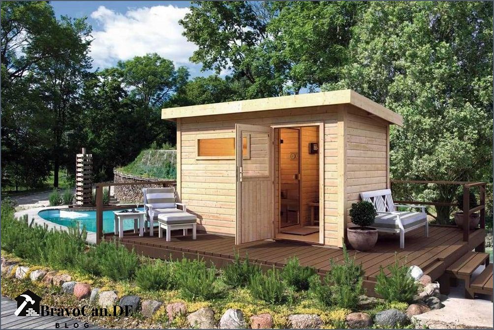 Sauna im Garten mit Dusche - Genießen Sie entspannende Wellness in Ihrem eigenen Garten Sauna im Garten mit Dusche - Genießen Sie entspannende Wellness in Ihrem eigenen Garten