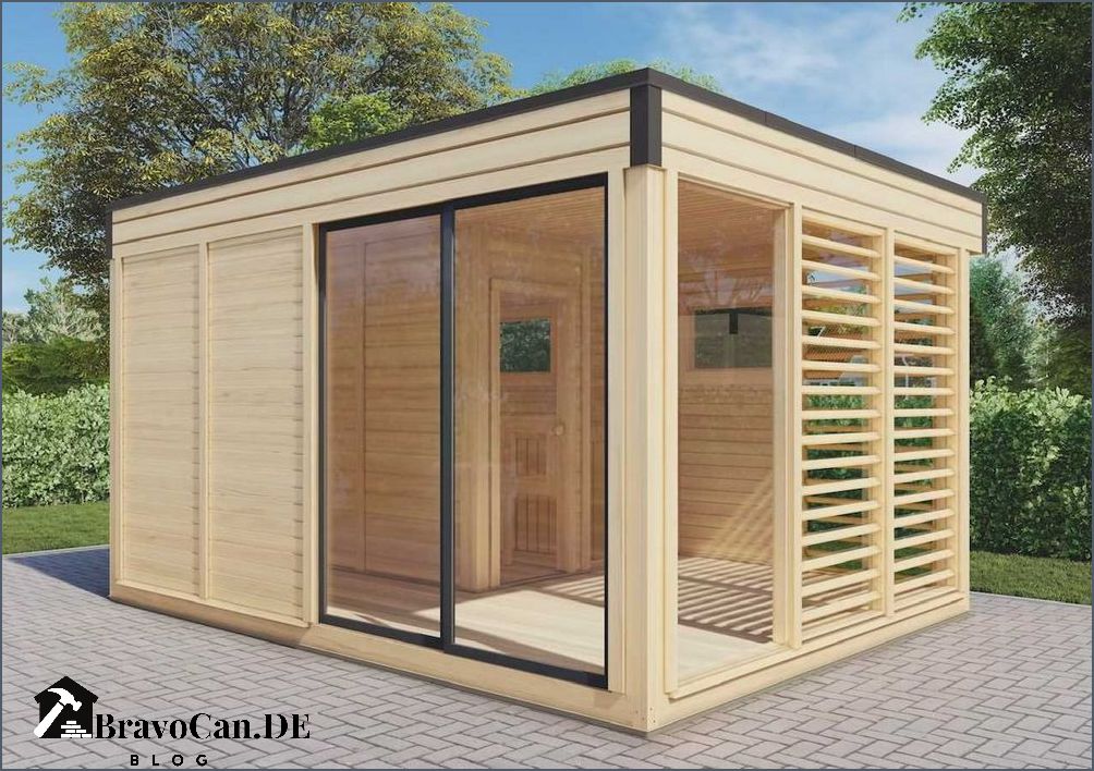 Sauna im Garten mit Dusche - Genießen Sie entspannende Wellness in Ihrem eigenen Garten Sauna im Garten mit Dusche - Genießen Sie entspannende Wellness in Ihrem eigenen Garten