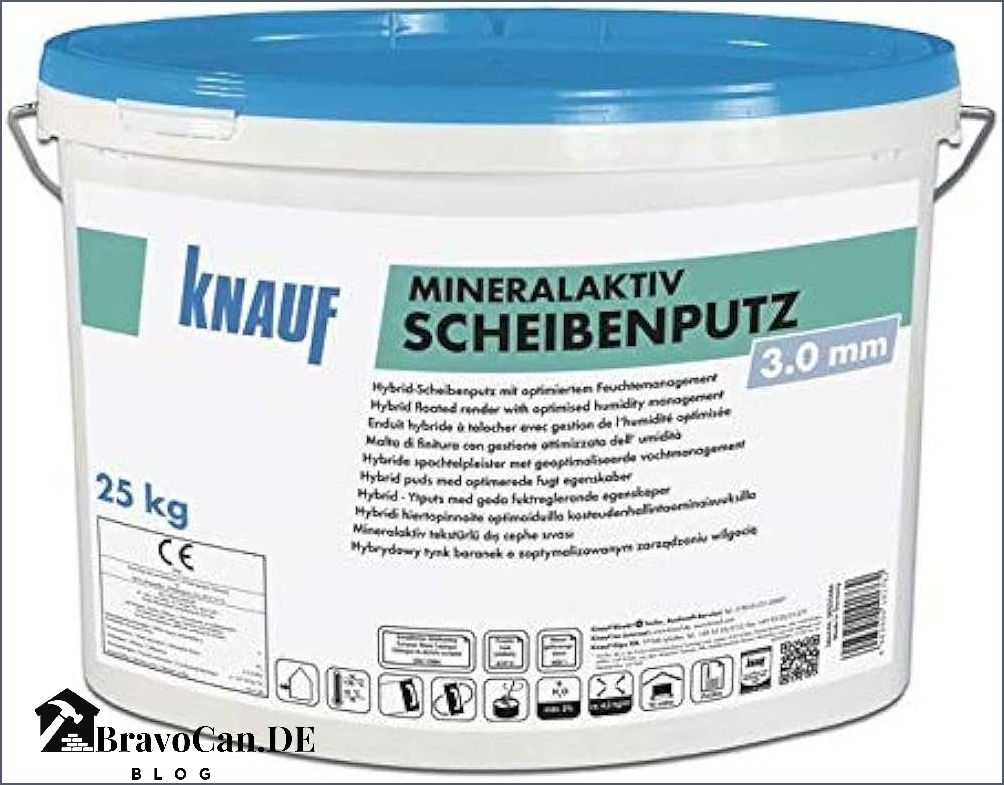 Scheibenputz 15 mm Perfekte Oberflächenstruktur für Innen- und Außenwände