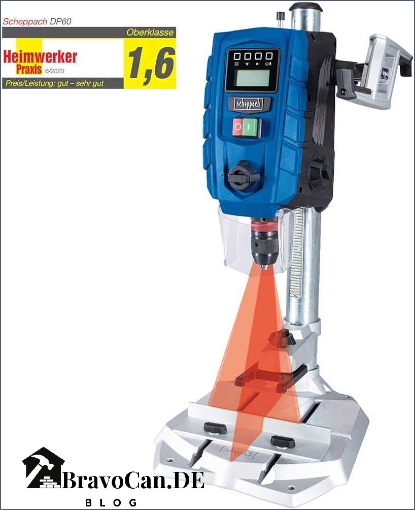 Scheppach Tischbohrmaschine DP 60 - Qualität und Leistung für präzises Bohren