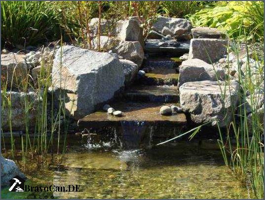 Schwimmteich mit Wasserfall Ein natürlicher Blickfang für Ihren Garten Schwimmteich mit Wasserfall Ein natürlicher Blickfang für Ihren Garten