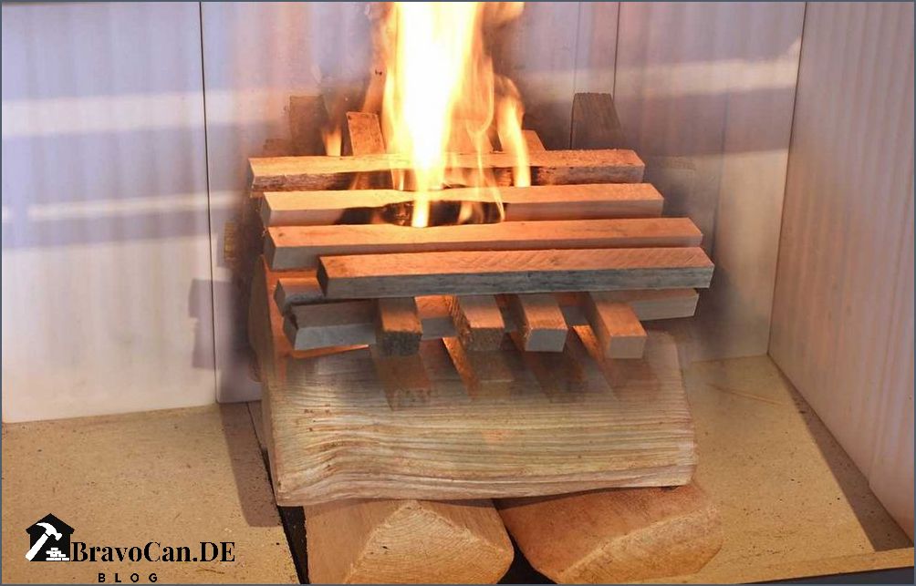 So stapeln Sie Holz im Kamin richtig für ein effizientes Feuer So stapeln Sie Holz im Kamin richtig für ein effizientes Feuer