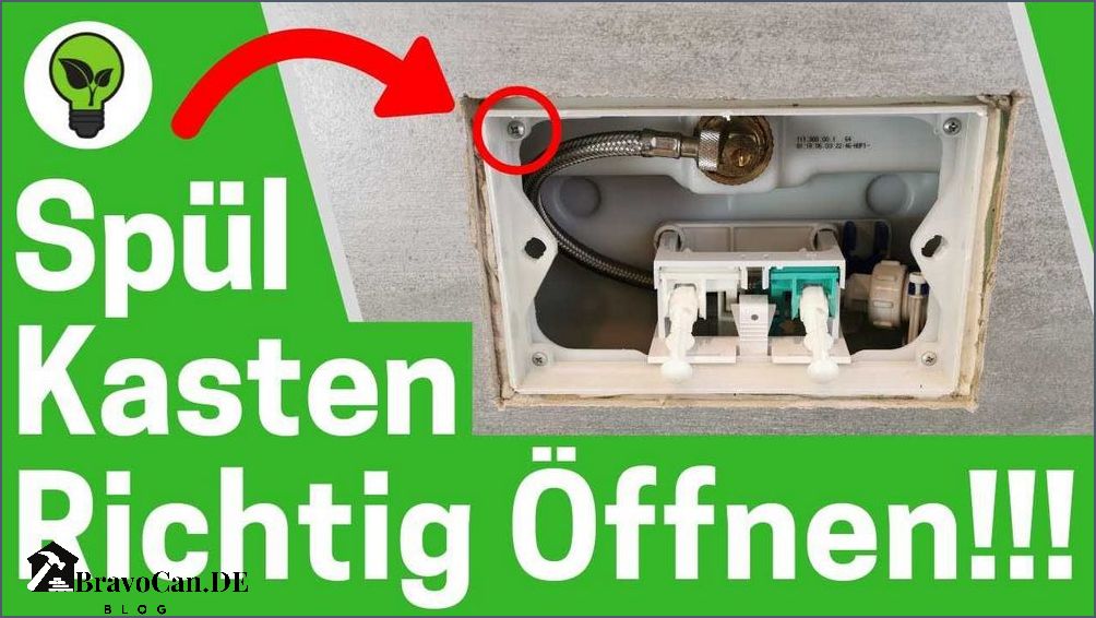 Spülkasten Abdeckung entfernen - Schritt-für-Schritt Anleitung