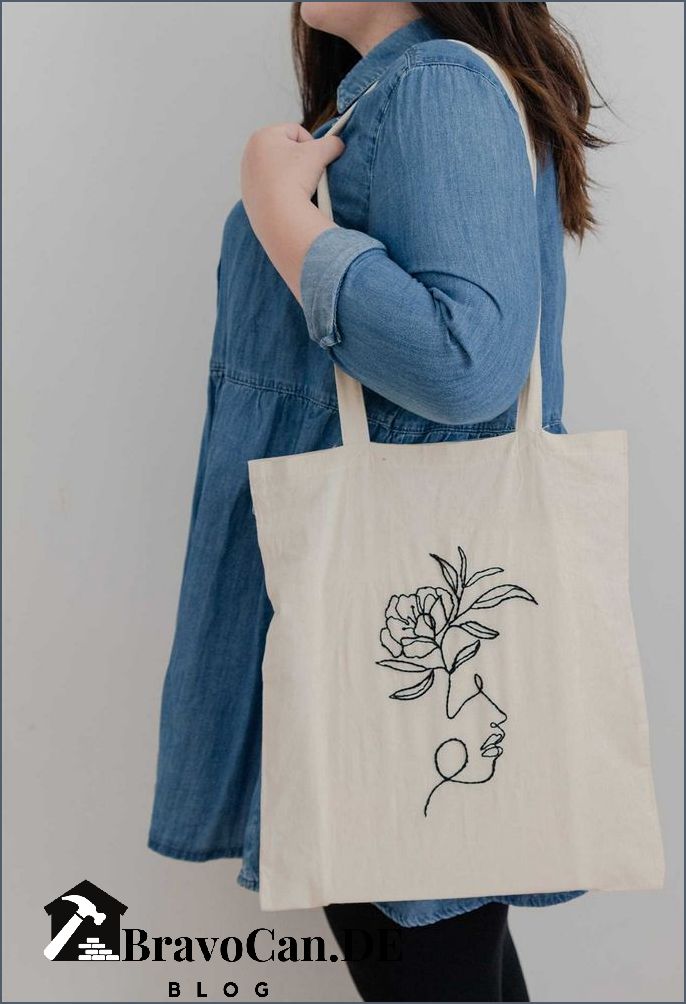 Stofftasche bemalen Ideen - Kreative Designs für individuelle Taschen
