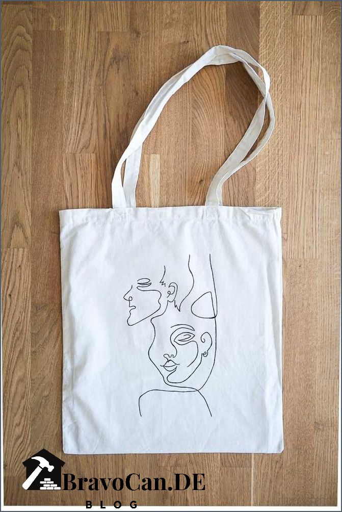 Stofftasche bemalen Ideen - Kreative Designs für individuelle Taschen