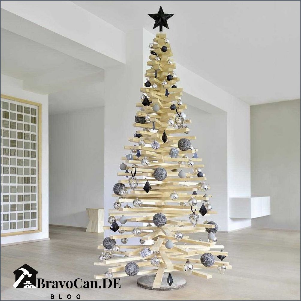 Tannenbaum basteln aus Holz - Eine Anleitung für kreative Weihnachtsdekoration Tannenbaum basteln aus Holz - Eine Anleitung für kreative Weihnachtsdekoration