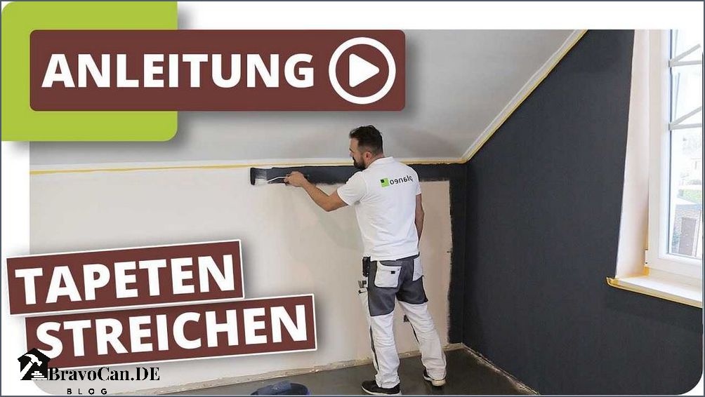 Tapete zum Streichen Eine Anleitung für ein einzigartiges Wanddesign