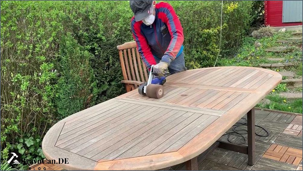 Teakholz reinigen ohne schleifen Tipps und Tricks