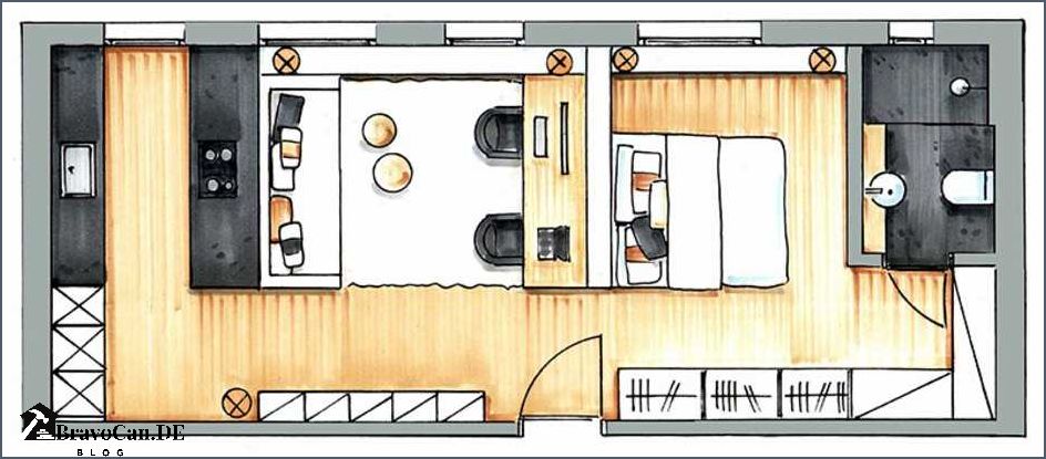 Tiny House Grundriss Planung und Gestaltung für kleine Wohnungen