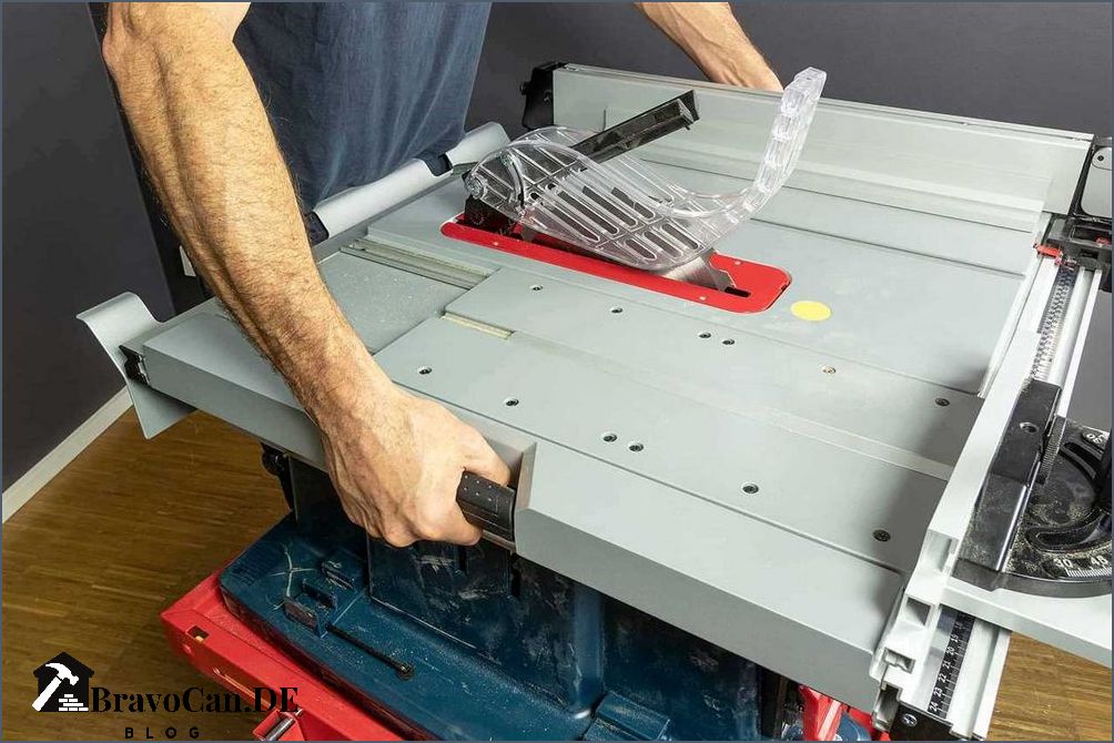 Tischkreissäge GTS 10 XC - Die beste Wahl für präzise Holzbearbeitung