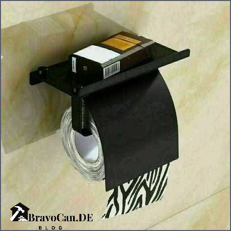 Toilettenpapierhalter zum kleben - praktische Lösung fürs Badezimmer