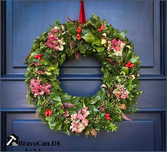 Türkranz Weihnachten außen Die besten Ideen für eine festliche Dekoration