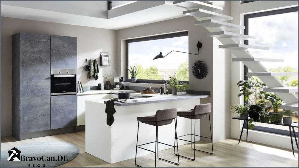 Weiße moderne Küche stilvolle und zeitgemäße Designs