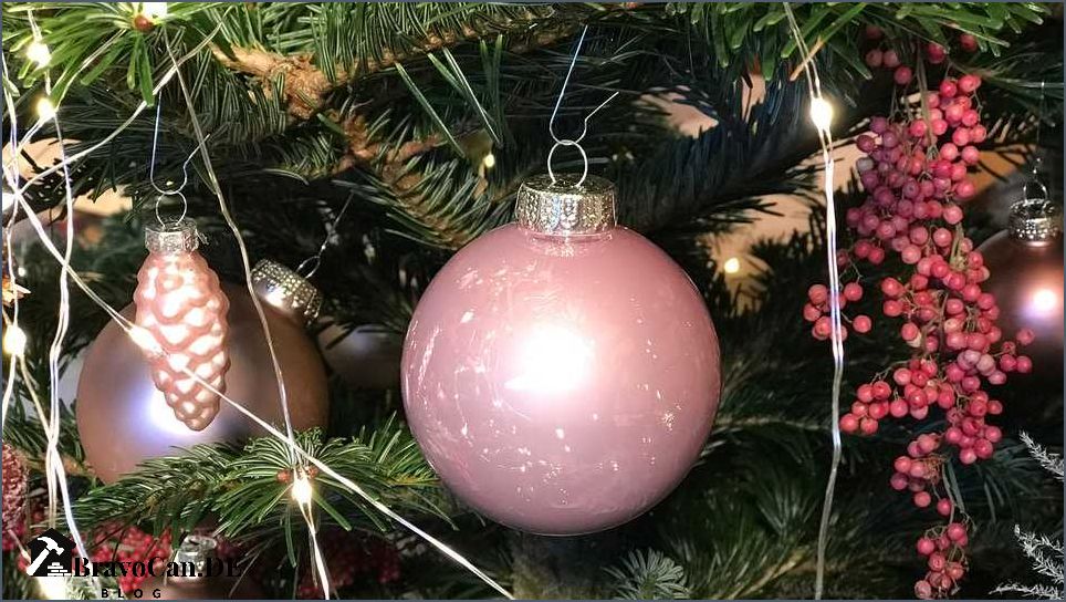Weihnachtsbaum rosa silber geschmückt - Die perfekte Dekoration für die Feiertage