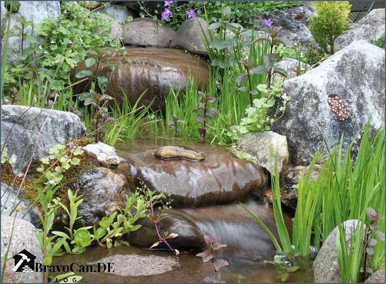 Teich mit Bachlauf Ein natürlicher und idyllischer Blickfang für Ihren Garten Teich mit Bachlauf Ein natürlicher und idyllischer Blickfang für Ihren Garten