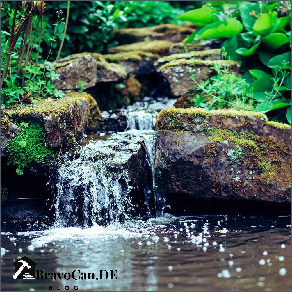 Teich mit Bachlauf Ein natürlicher und idyllischer Blickfang für Ihren Garten Teich mit Bachlauf Ein natürlicher und idyllischer Blickfang für Ihren Garten