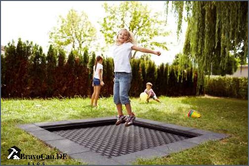 Trampolin Eingelassen Im Boden