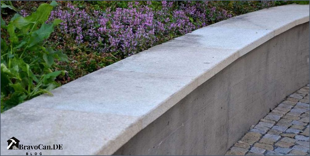 Verlegemörtel für Betonmauerabdeckung - Die beste Wahl für Ihre Bauvorhaben