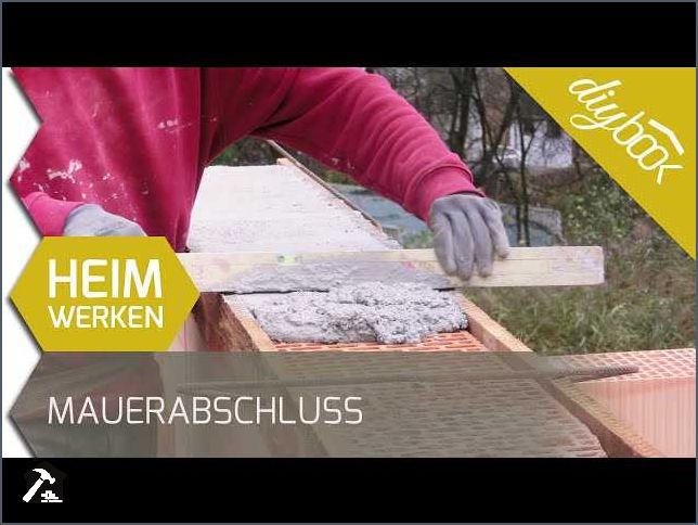 Verlegemörtel für Betonmauerabdeckung - Die beste Wahl für Ihre Bauvorhaben