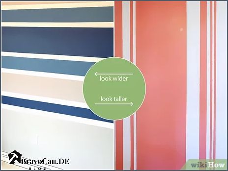 Vertikale Streifen an der Wand Eine stilvolle Option für Ihr Zuhause Vertikale Streifen an der Wand Eine stilvolle Option für Ihr Zuhause
