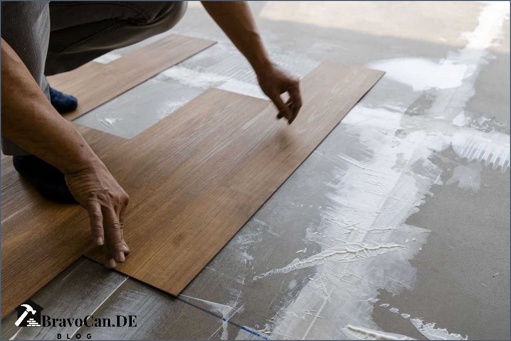 Vinylboden verlegen kleben Schritt für Schritt Anleitung und Tipps
