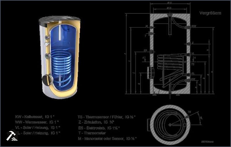 Warmwasserspeicher 200 l mit Heizstab - effiziente Warmwasserlösung für den Haushalt