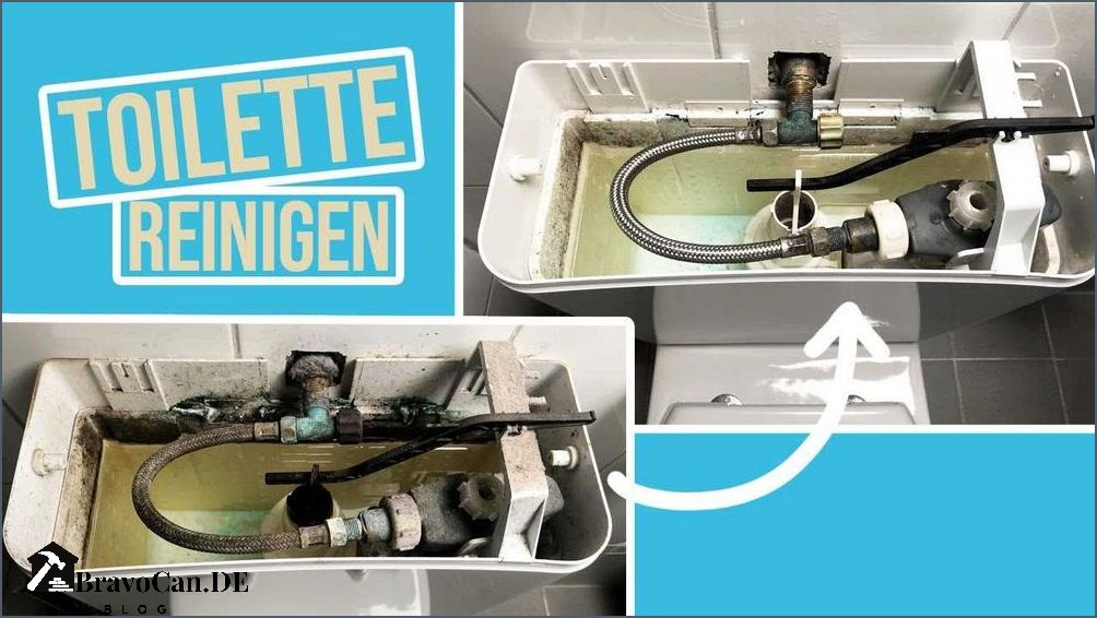 Toilette Wasser Luft Langsam Ab
