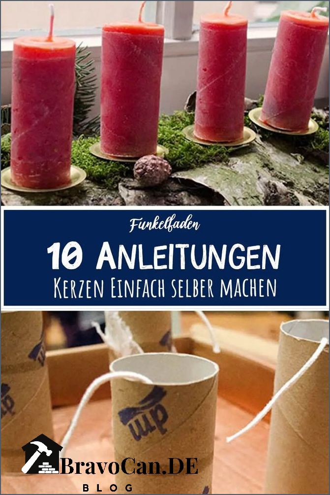 Weihnachtskerzen selber machen Kreative Ideen und Anleitungen Weihnachtskerzen selber machen Kreative Ideen und Anleitungen