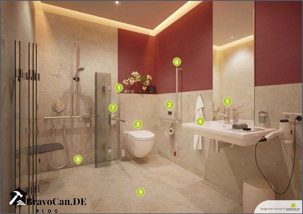 Barrierefreies Bad mit Dusche - Tipps für eine barrierefreie Badezimmergestaltung Barrierefreies Bad mit Dusche - Tipps für eine barrierefreie Badezimmergestaltung
