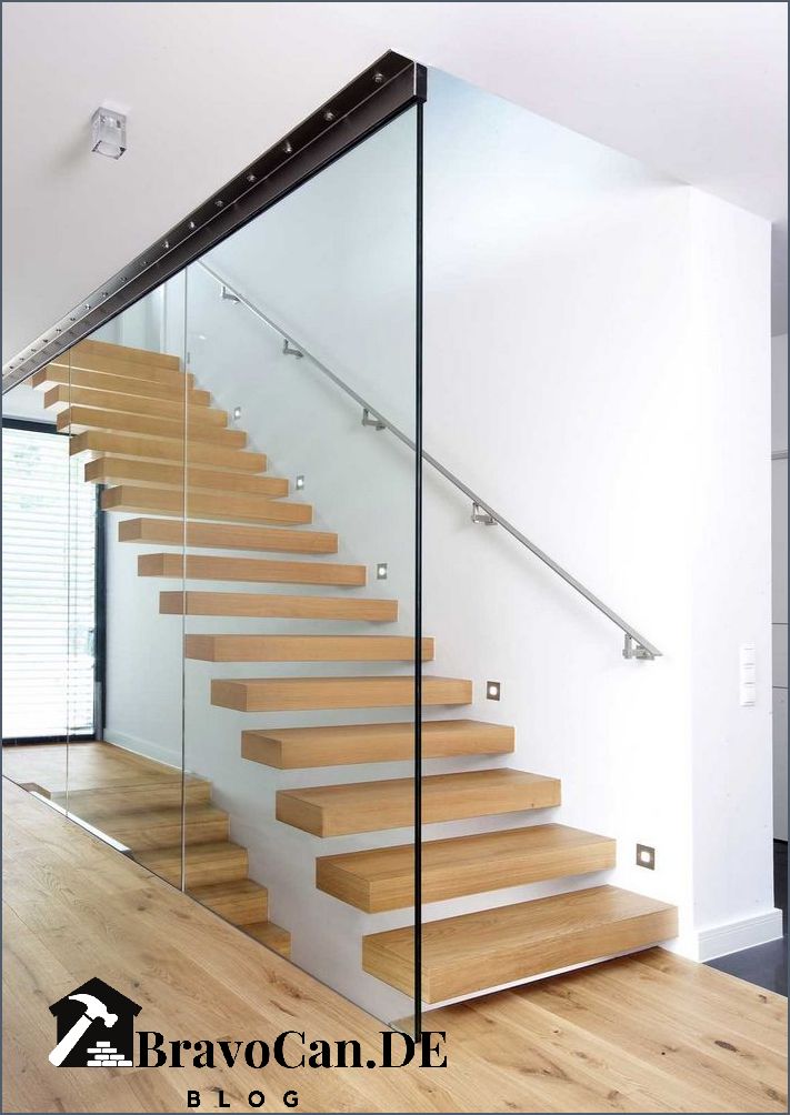 Treppe mit Glas Moderne Designs und stilvolle Optionen für Ihr Zuhause