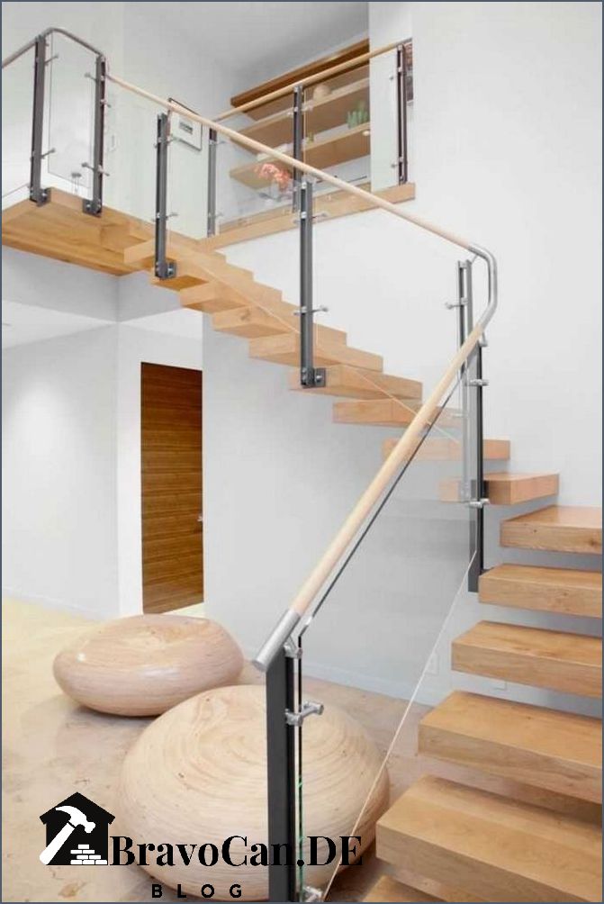 Treppengeländer Glas modern Zeitgemäßes Design für Ihre Treppe