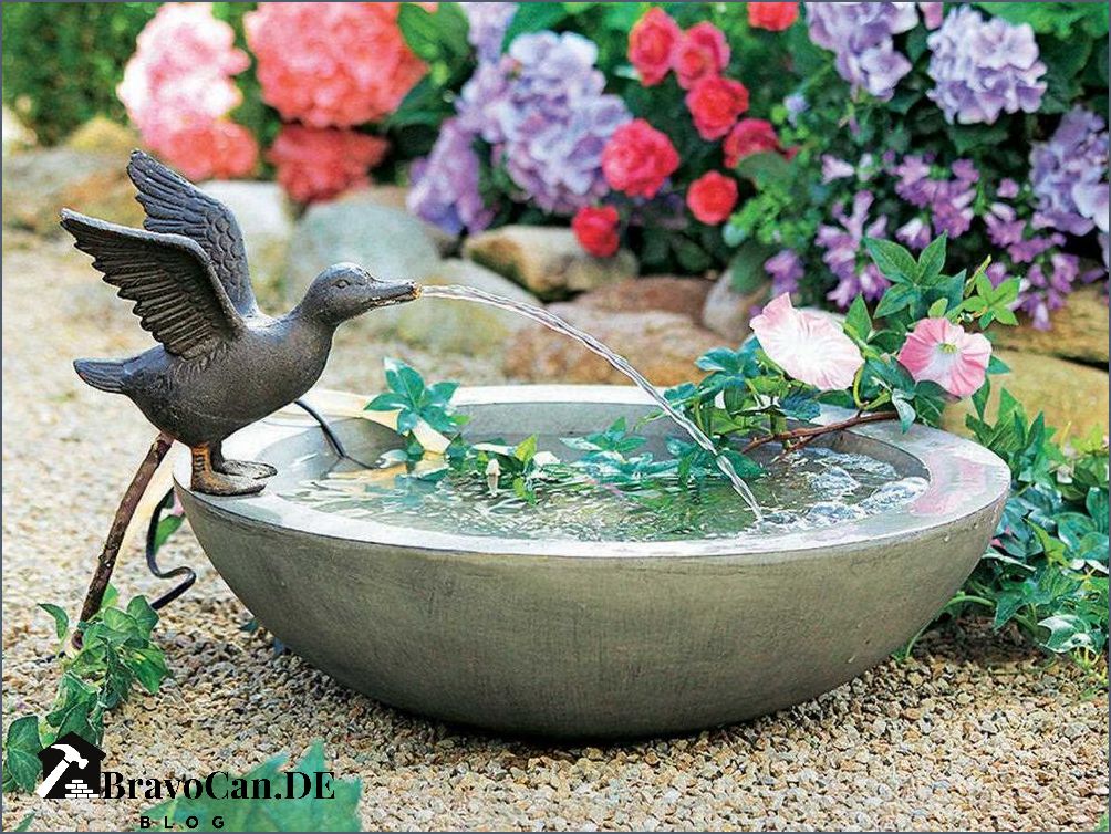 Wasserspiel für Garten Ideen und Tipps für eine entspannende Wasserdekoration