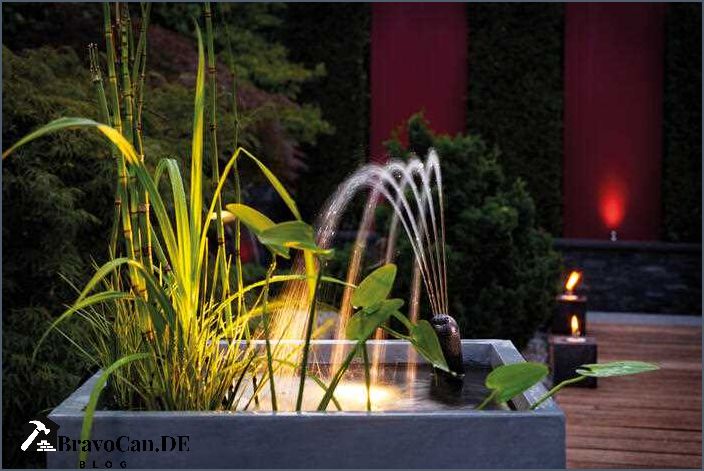 Wasserspiel für Garten Ideen und Tipps für eine entspannende Wasserdekoration
