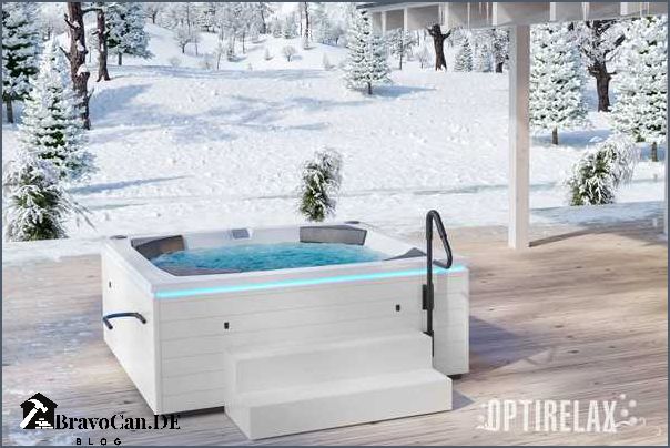 Whirlpool Outdoor Winterfest Entspannung und Erholung im Winter