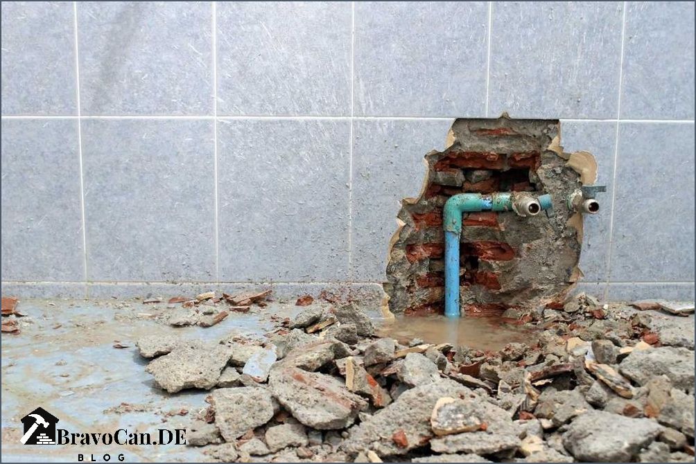 Wie lange dauert es kein Wasser zu haben wenn ein Rohrbruch vorliegt