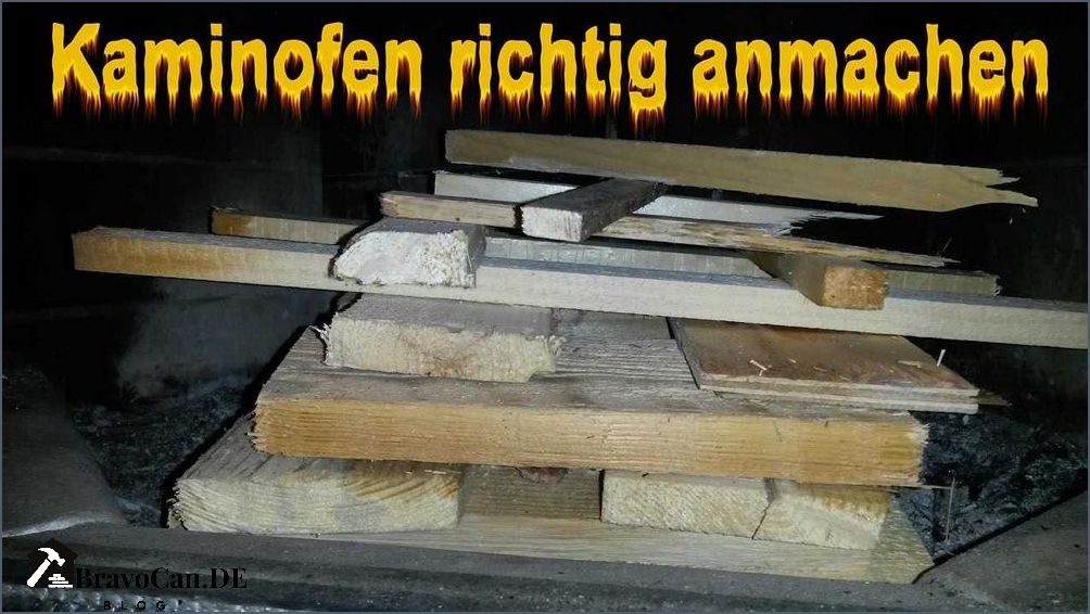 Wie man einen Kachelofen richtig anfeuert - Tipps und Tricks