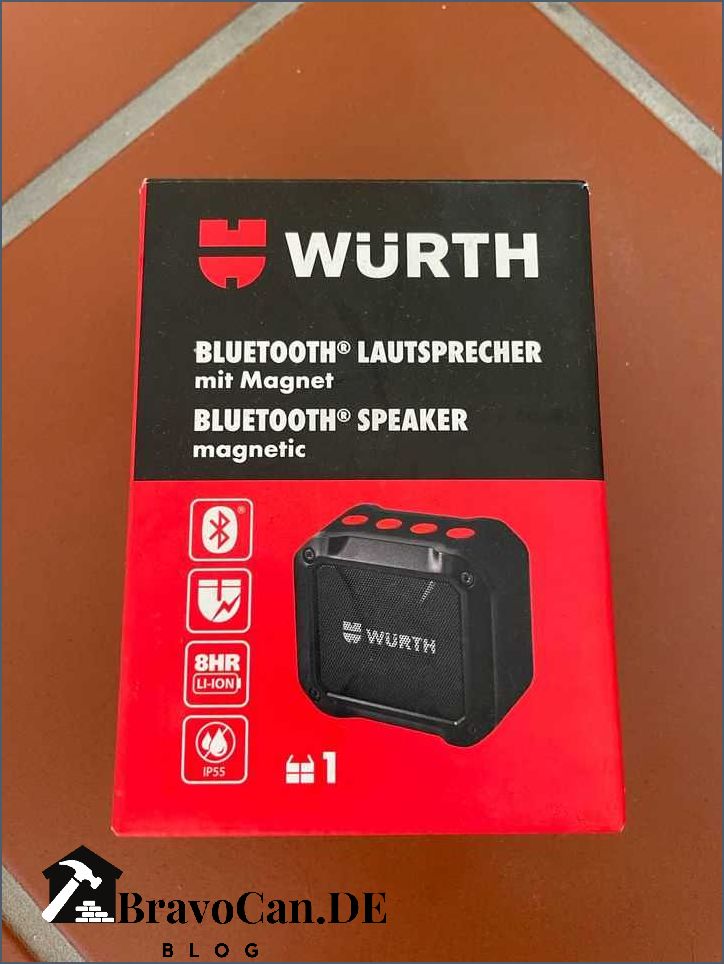 Würth Bluetooth Lautsprecher - Qualität und Klanggenuss