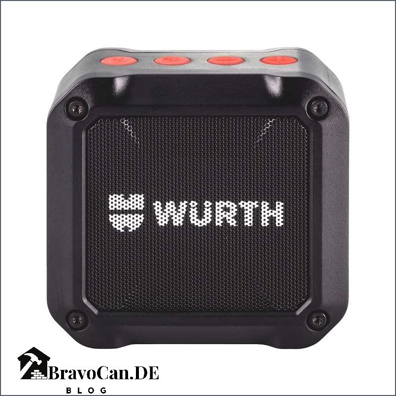 Würth Bluetooth Lautsprecher - Qualität und Klanggenuss